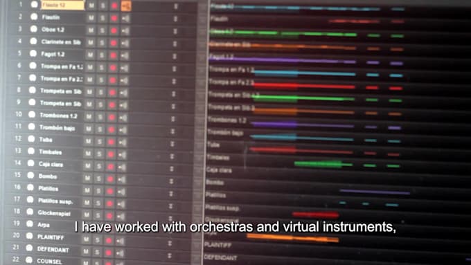 arrange the music for your project