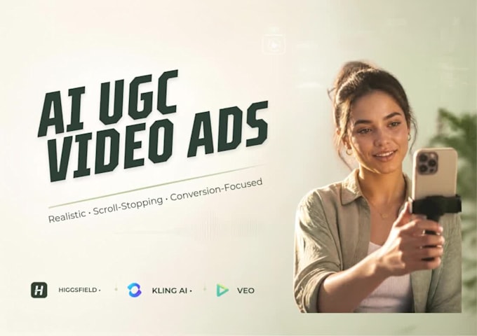 create ai ugc video ads using higgsield kling ai and veo