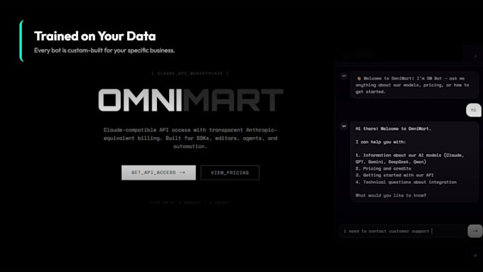 build custom ai chatbots