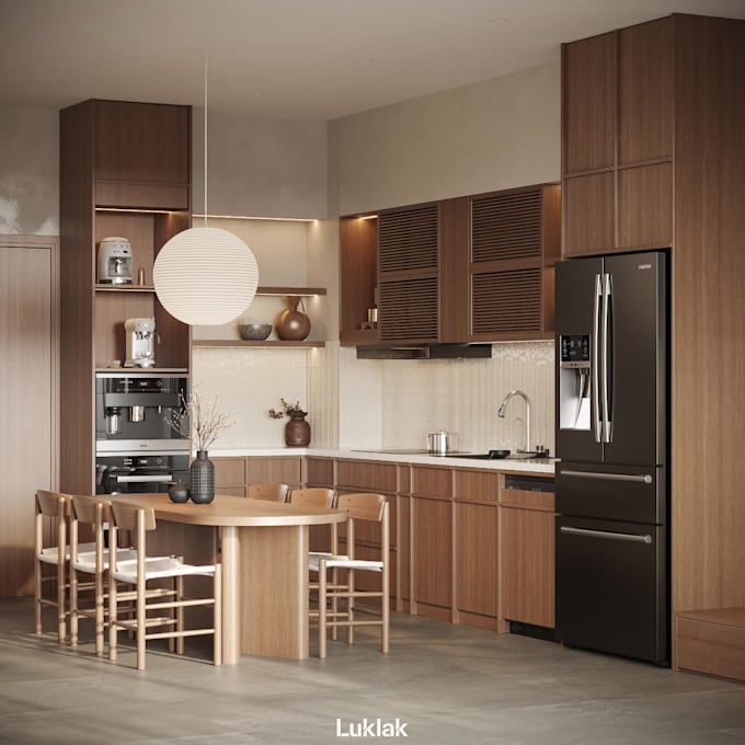 design modern and realistic 3d interior for your apartment