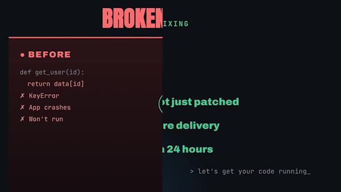 fix bugs and errors in your python and javascript code fast