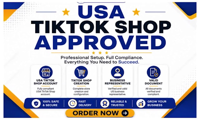 create setup USA tiktok shop for non US residents