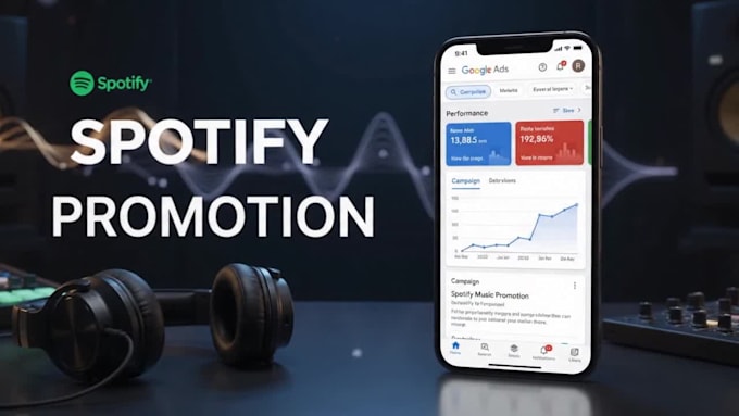 do organic spotify music promotion by ads