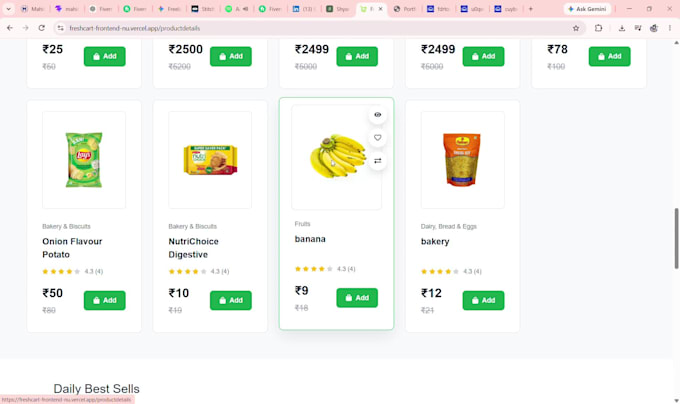develop a full stack mern web application