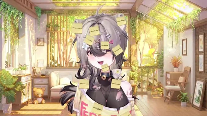 design vtuber model and rig live2d model vtuber commission