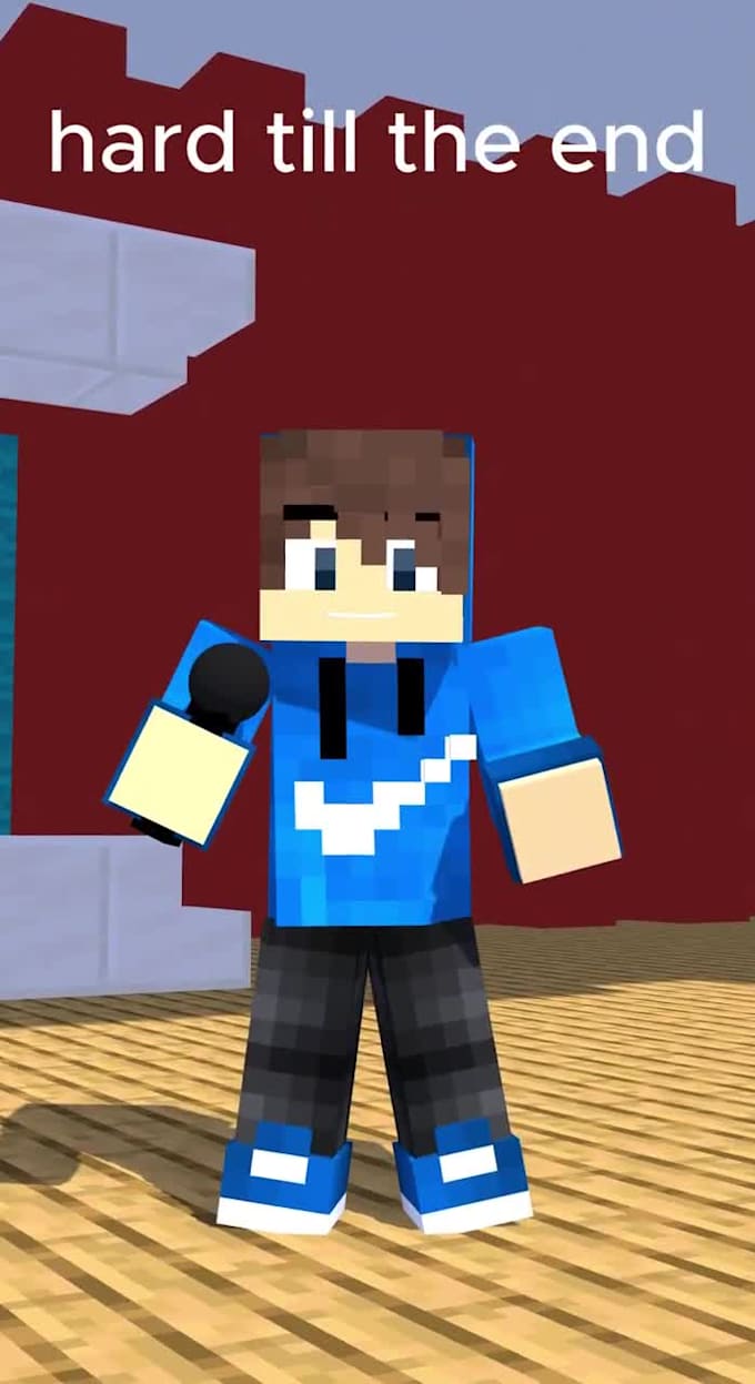 a minecraft animation or intro for your projects