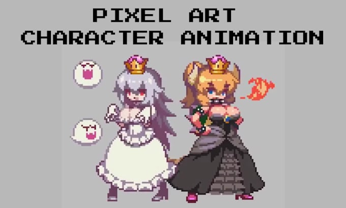 pixel art character animation, sprite sheet animation, platformer, 2d game art