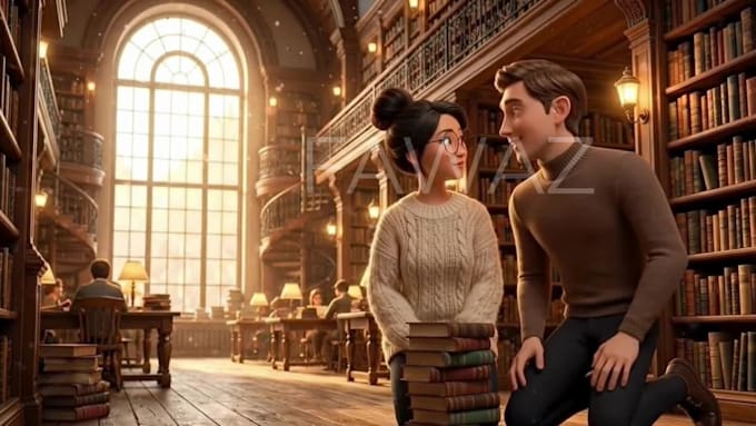 create 3d pixar animation 3d character pixar style 3d style ai animation