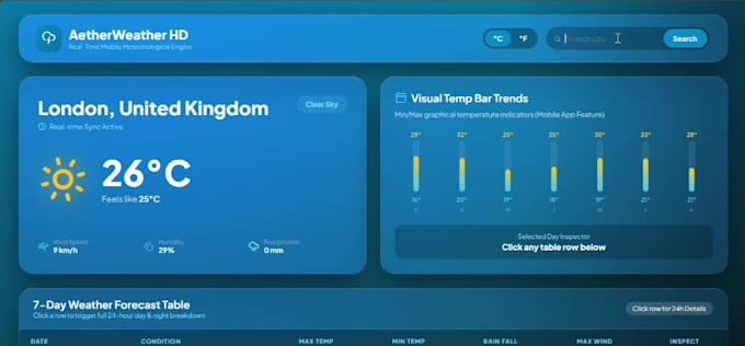 build a responsive react js website with tailwind CSS