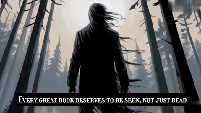 create a cinematic book trailer for amazon KDP promotion