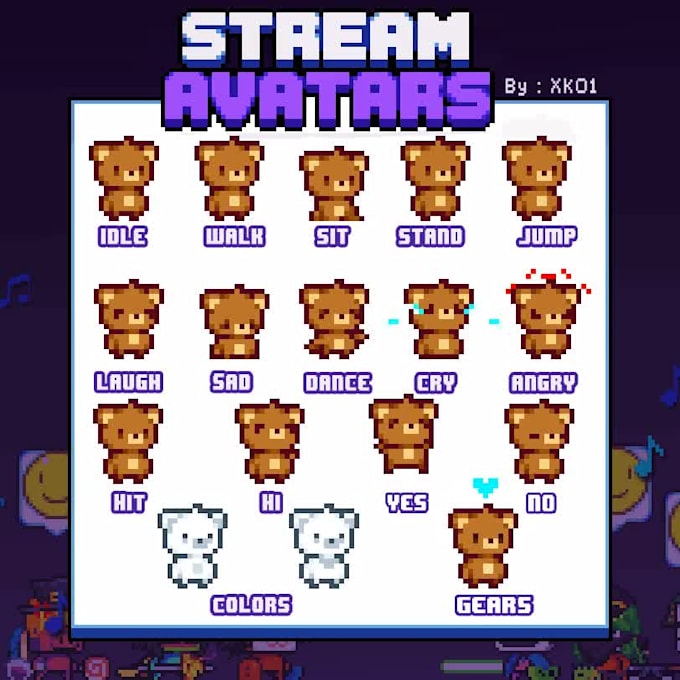 make for you the best avatars for stream avatars