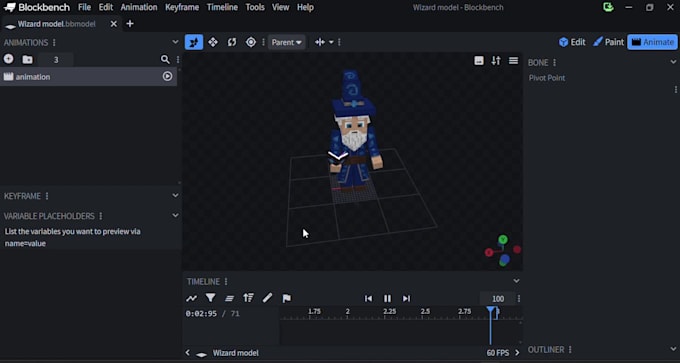 make high quality models in blockbench
