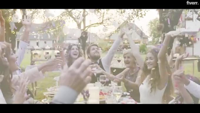 do cinematic wedding video editing, wedding highlight, trailer teasers and reels