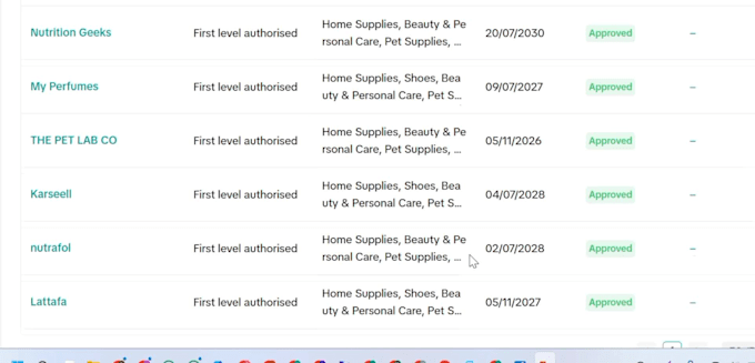 provide tiktok shop brands approvals