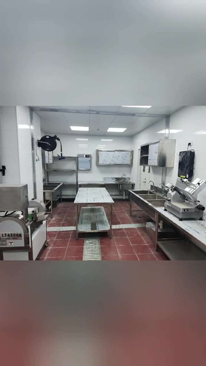 haccp compliant commercial kitchen cad layout design