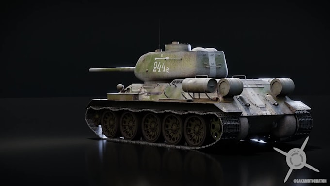 3d model hard surface objects and vehicles