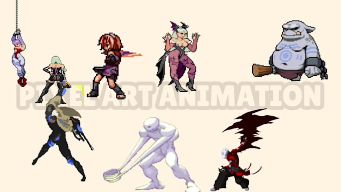 make pixel art animation pixel game character sprite sheet rpg maker nsfw pixel