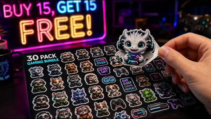 provide premium gaming and cute digital stickers