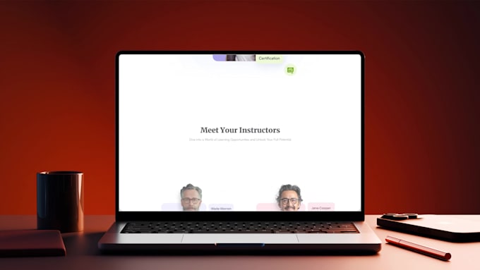 design a high converting education website in figma