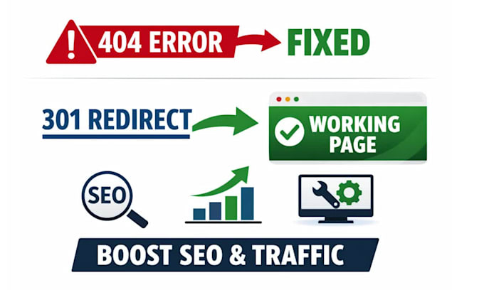 do 301 redirects fix 404 errors and broken links