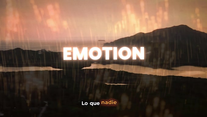 edit motion graphics in english or spanish