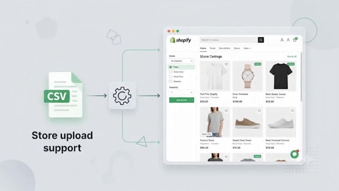 scrape shopify products and upload CSV to your store