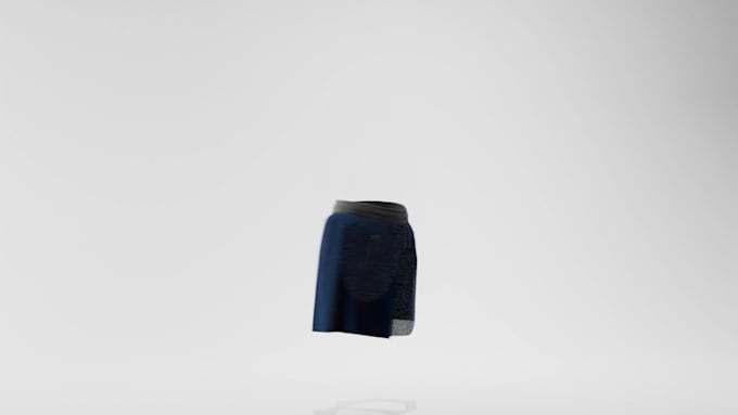 create a realistic 3d garment render and apparel animation