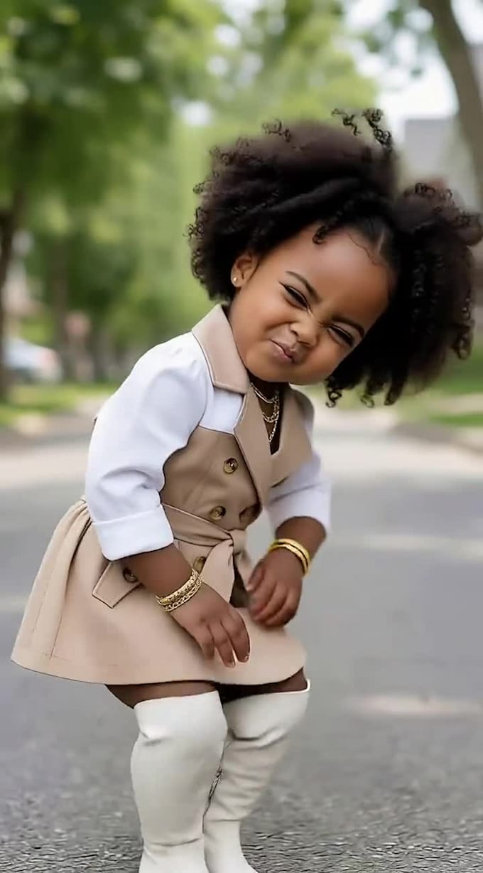 do ai baby viral dancing video