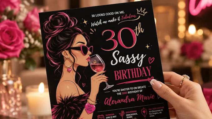 design a personalized birthday invitation