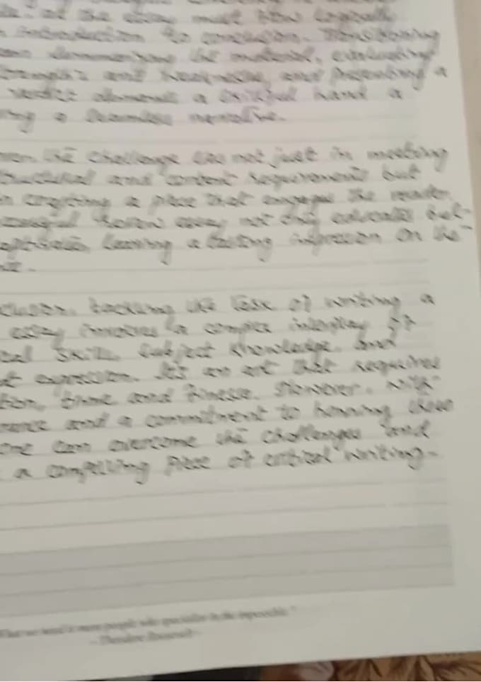 write neat handwritten english and urdu notes