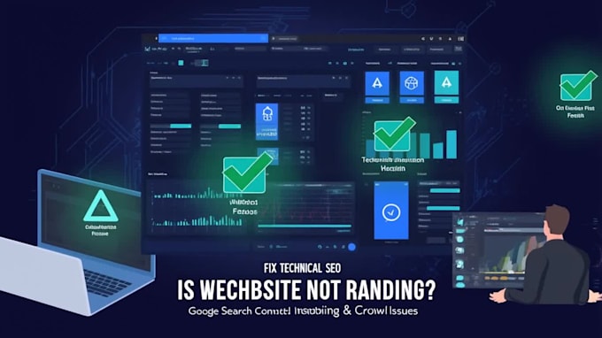 fix technical SEO, on page and google search console indexing