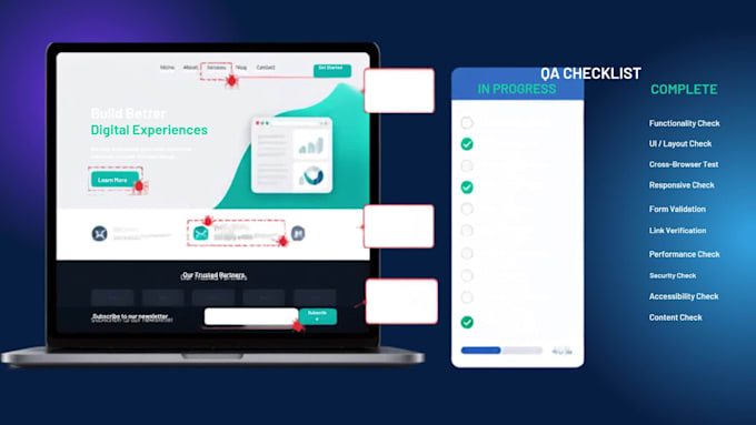 manually test your website