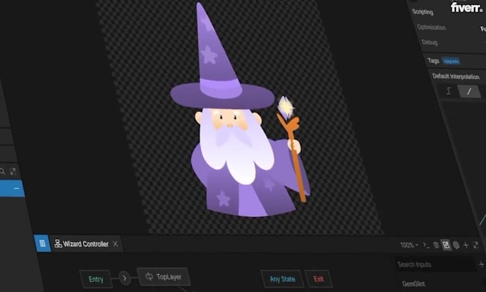 create custom 2d lottie animation for your website or mobile app
