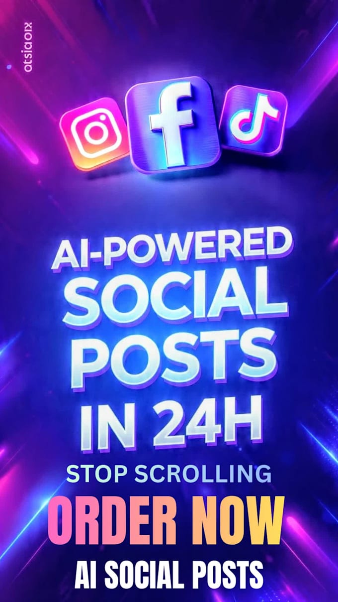 create ai posts for ig fb tiktok in 24h