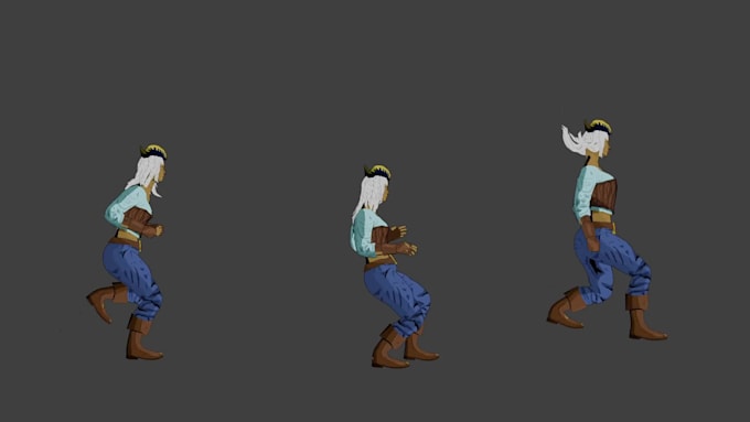 make custom character animations in blender