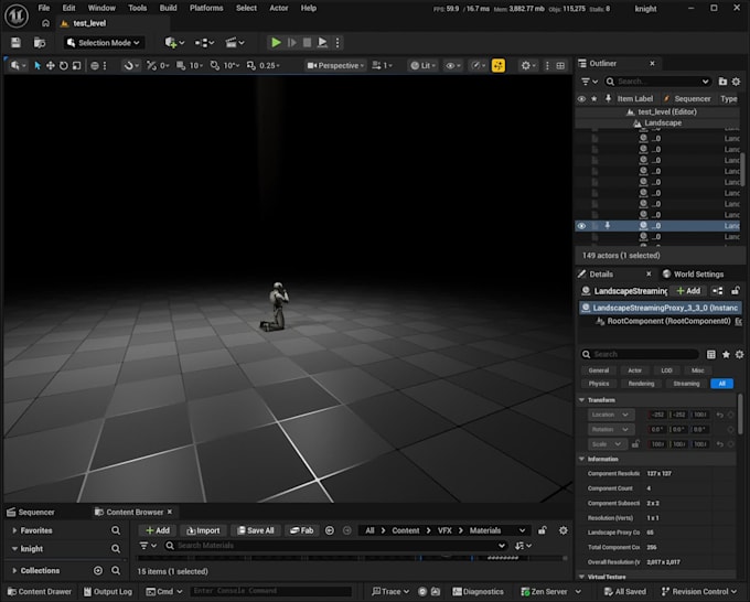 custom animation and niagara vfx in unreal engine