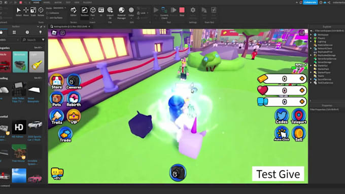 be your roblox developer to build a full roblox game, simulator, or tycoon