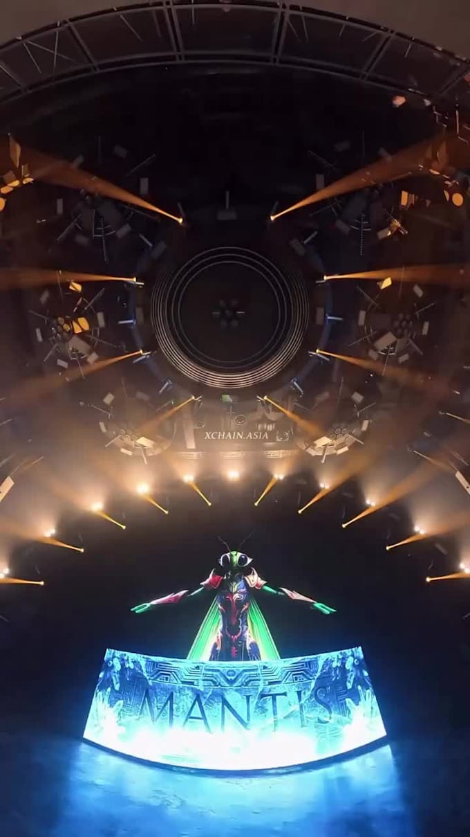 create 3d character halloween resolume vj loops for concert stage led screens