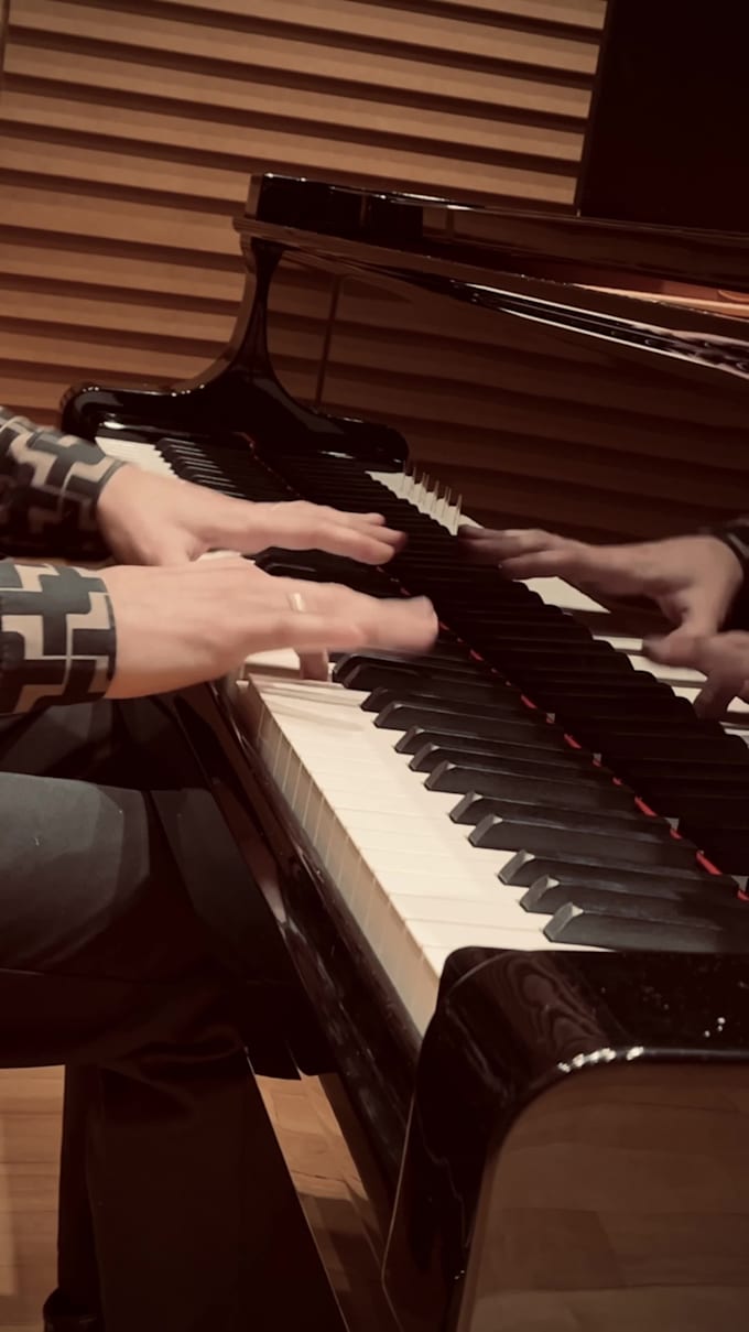 record piano or keys in any style