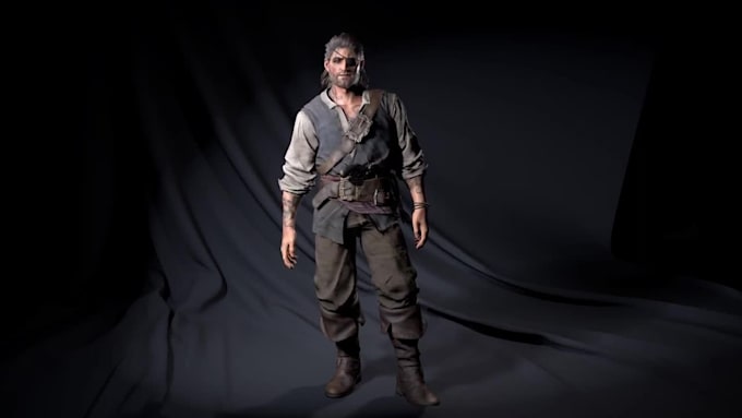 create game ready 3d character assets and vrm avatar