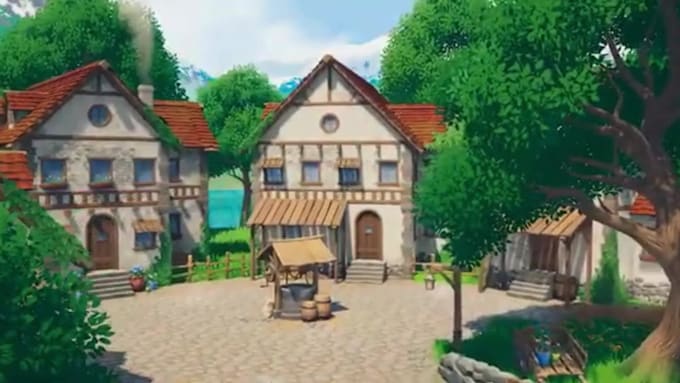 do stylized 3d environment, game level design, pbr environment and modular asset