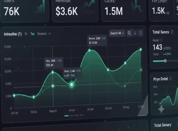 create a professional business analytics dashboard