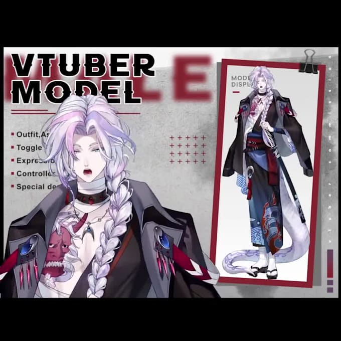 live2d vtuber model vtuber rigging live2d rigging character design 2d vtuber