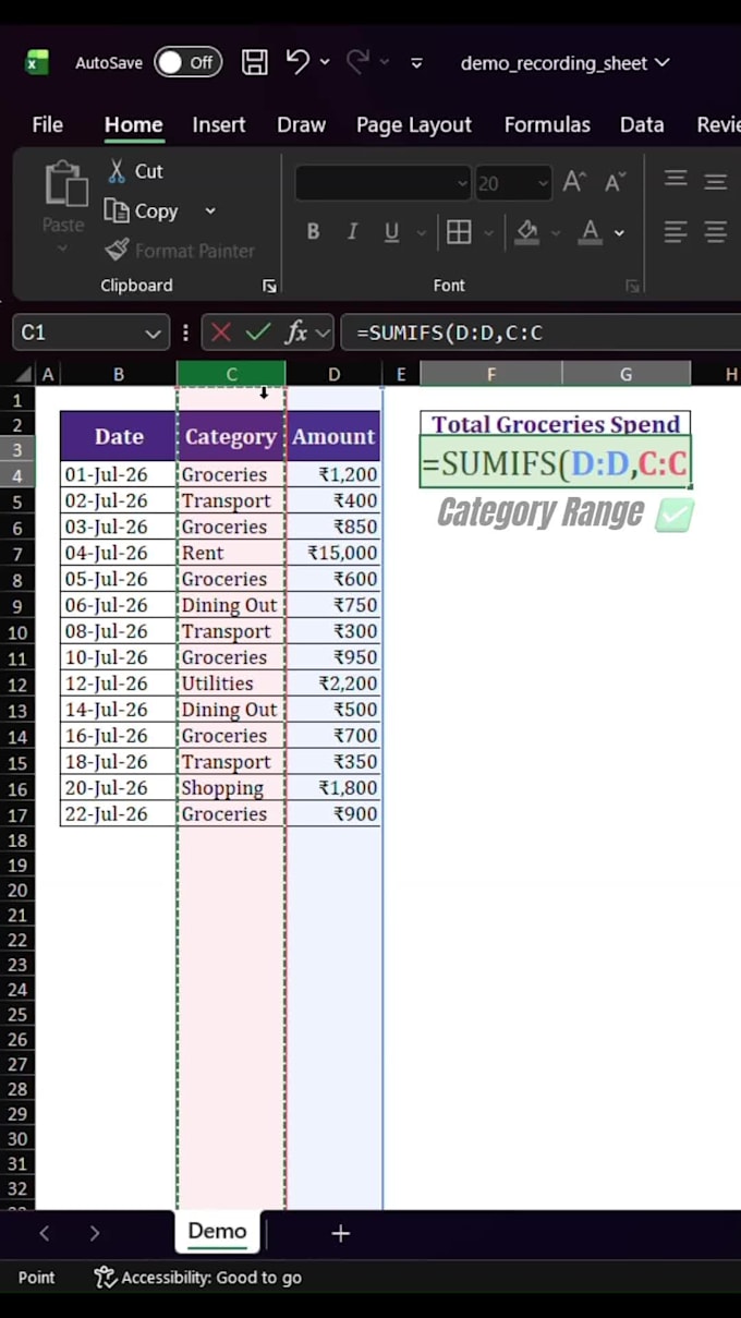 create a custom excel tracker or dashboard for your business