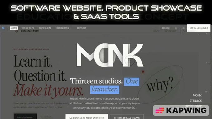 build a custom saas website and web app