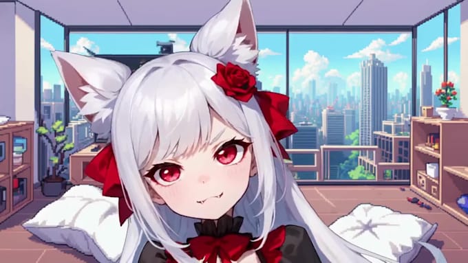 create live2d or 3d anime vtuber model with professional rigging
