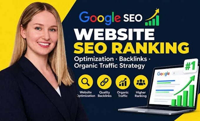 do google seo ranking website optimization backlinks organic traffic strategy