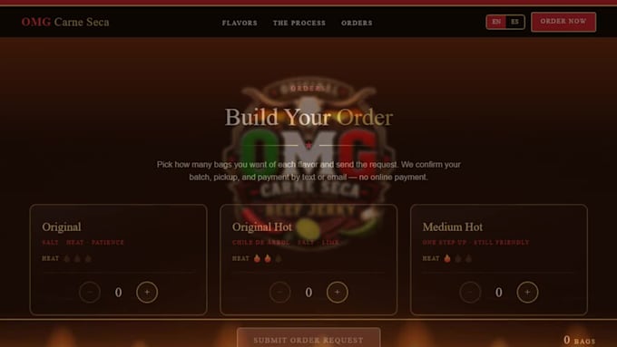 build a bilingual english spanish website, hand coded and fast