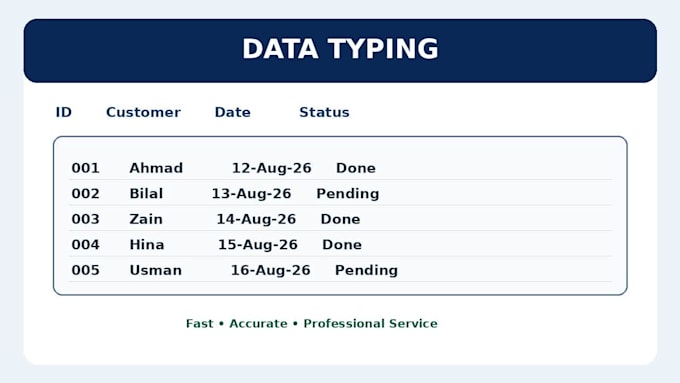 do accurate data entry, copy typing and copy paste work