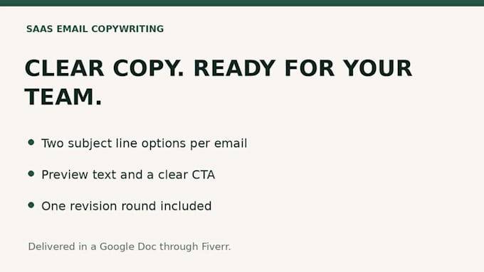 write saas welcome and onboarding email sequences